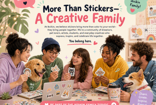 “More Than Stickers — A Creative Family”