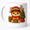 Corgi Christmas Present Sticker Corgi Christmas Present Sticker