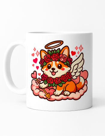 Corgi Cupid Sticker Corgi Cupid Sticker