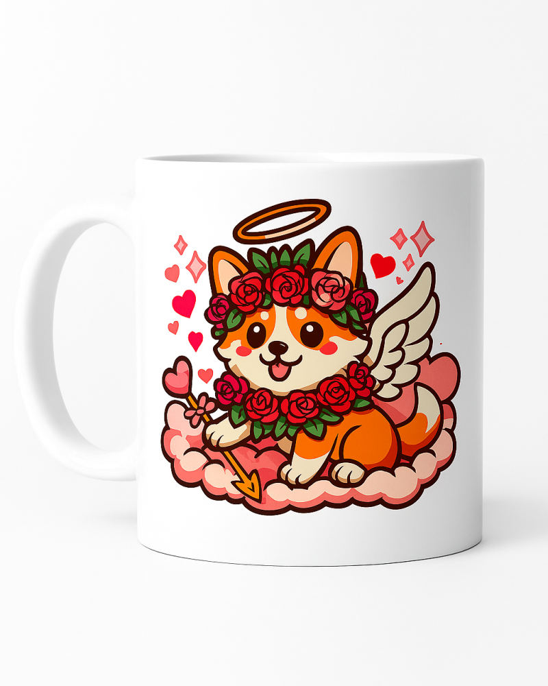 Corgi Cupid Sticker Corgi Cupid Sticker