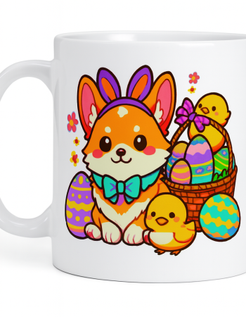 Corgi Easter Sticker Corgi Easter Sticker