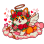 Corgi Cupid Sticker
